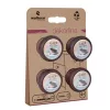 Bútorgomb-készlet Cafe 40 mm átmérőjű diófa 4 db