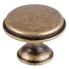 Mala bútorgomb-készlet 28 mm átmérőjű antik sárgaréz 4 db
