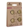 Mala bútorgomb-készlet 28 mm átmérőjű antik sárgaréz 4 db