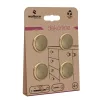 Revis bútorgombgarnitúra 37 mm átmérőjű antik sárgaréz 4 db