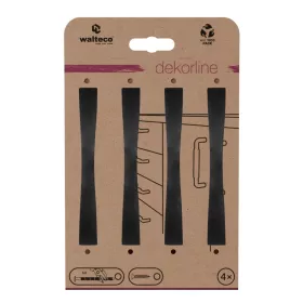   Nevada bútorfogantyú-készlet 96 mm-es tengelytávolság matt fekete 4 db.