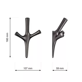 Amioso I kabáttartó antracit