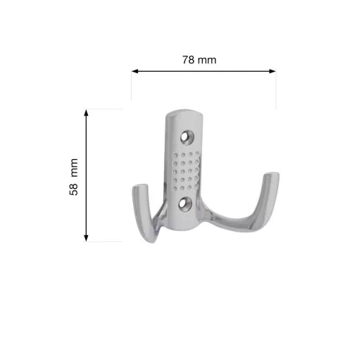 Camel II kabáttartó króm