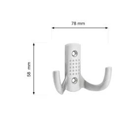 Camel II kabáttartó matt króm