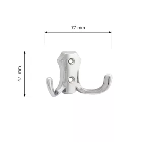 Romana II kabáttartó króm