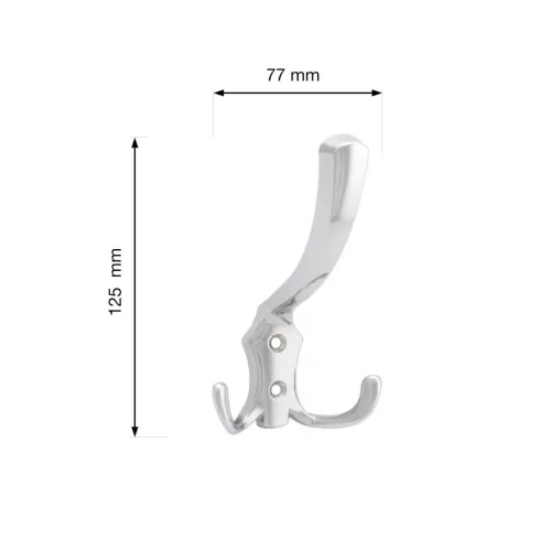 Romana I kabáttartó króm