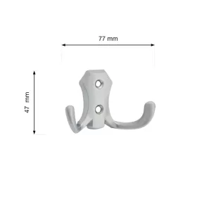 Romana II kabáttartó matt króm