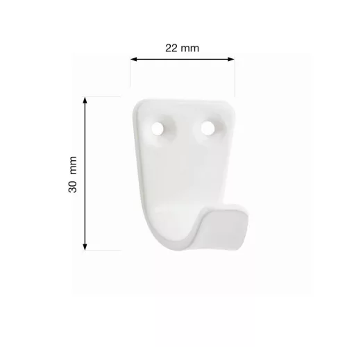 Kis ruhaakasztó fehér