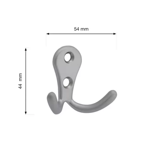 Romero II A kabáttartó matt króm