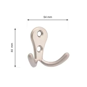 Romero II A kabáttartó matt nikkel