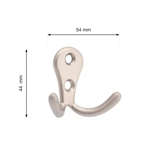 Romero II A kabáttartó matt nikkel