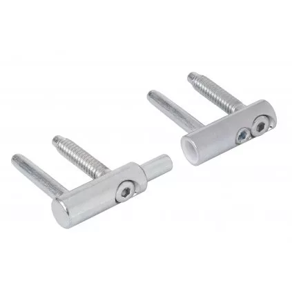 Állítható zsanér faajtókhoz 14 mm átmérőjű fehér horganyzott teherbírás 45 kg