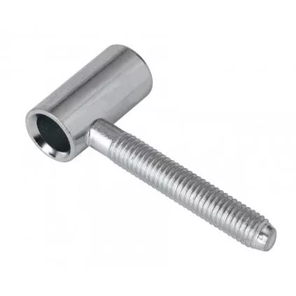 Ajtópánt 50/10 felső rész M8 magasság 30 mm fehér horganyzott