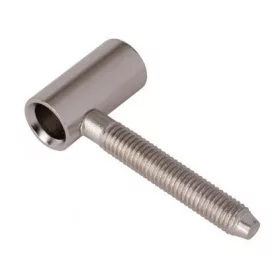 Ajtópánt 50/10 felső rész M8 magasság 30 mm nikkelezett