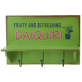 Ruhatartó polccal 340x200x55mm Daiquiri zöld