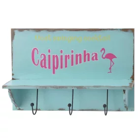 Ruhatartó polccal 340x200x55mm Caipirinha kék