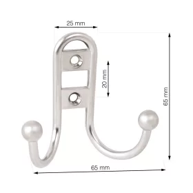 Lorex II kabáttartó matt nikkel