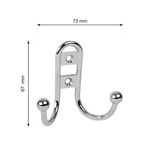 Lorex II kabáttartó króm