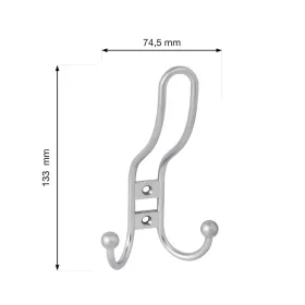 Lorex I kabátfogas matt króm