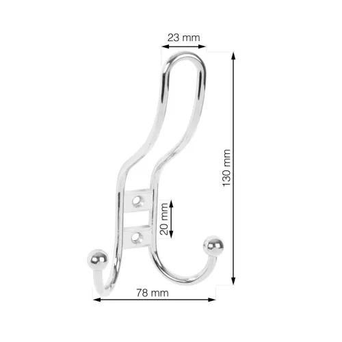 Lorex I kabáttartó króm