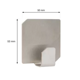 Öntapadós horog QF19 rozsdamentes acél