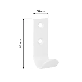 Ruhaakasztó A1 fém fehér