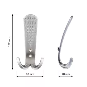 Kras kabáttartó matt króm