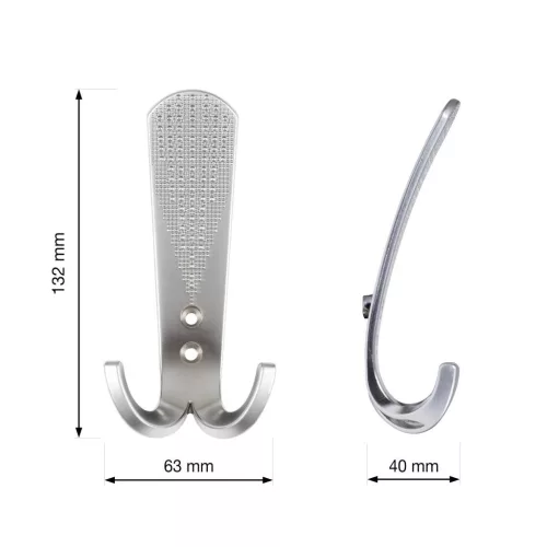 Kras kabáttartó matt króm