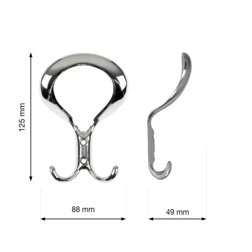 Cobe kabáttartó króm
