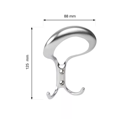 Cobe kabáttartó matt króm
