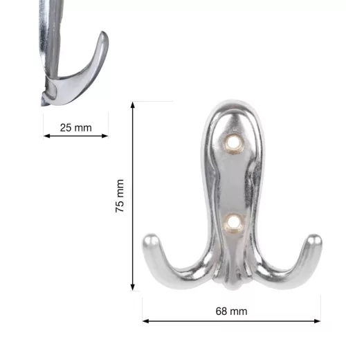 Addis kabáttartó matt króm