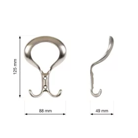 Cobe kabáttartó matt nikkel