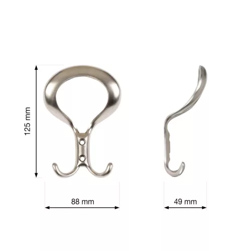 Cobe kabáttartó matt nikkel
