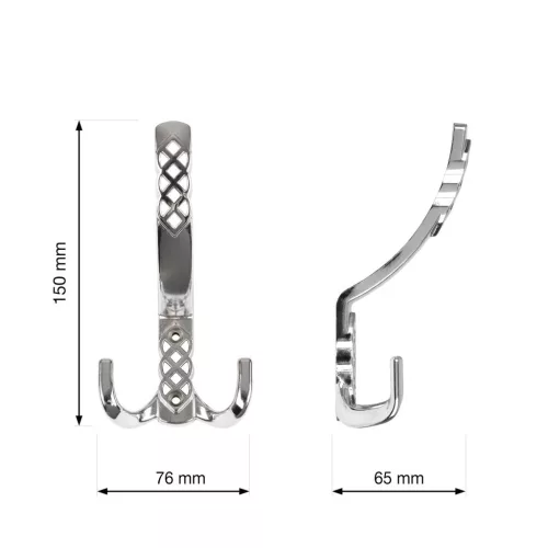 Santes I kabáttartó króm