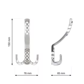Santes I kabáttartó matt króm