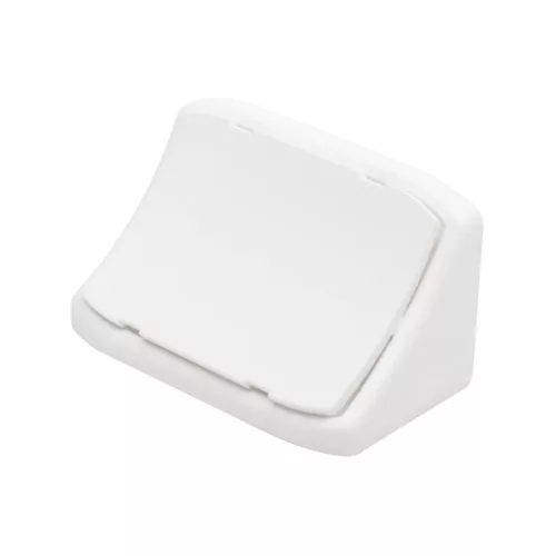 Csatlakozó szögidom 24x24x44mm műanyag fehér 4 db.