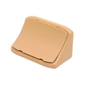 Csatlakozó szögidom 24x24x44mm műanyag bézs 4 db.