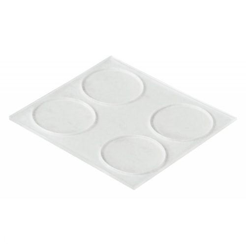 Lengéscsillapító átmérő 18x1mm öntapadós átlátszó 4 db.