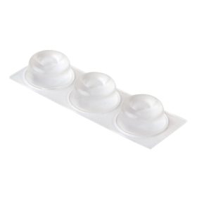   Lengéscsillapító átmérő 223x101 mm öntapadós átlátszó 3 db.