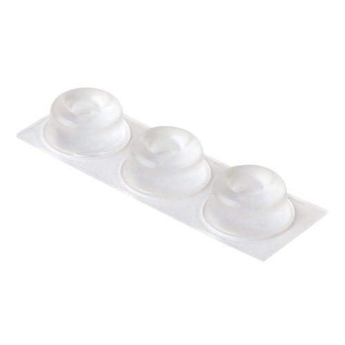 Lengéscsillapító átmérő 223x101 mm öntapadós átlátszó 3 db.