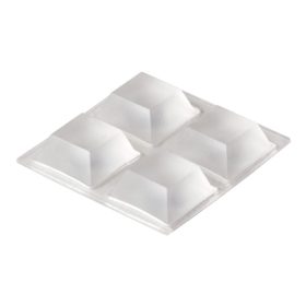   Lengéscsillapító 125x125x55mm öntapadós átlátszó 4 db.