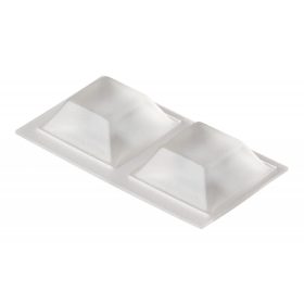 Lengéscsillapító 20x20x75 mm öntapadós átlátszó