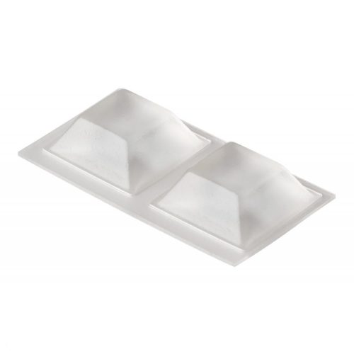 Lengéscsillapító 20x20x75 mm öntapadós átlátszó