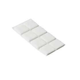 Filc alátétek 25×25 mm öntapadós fehér 8 db