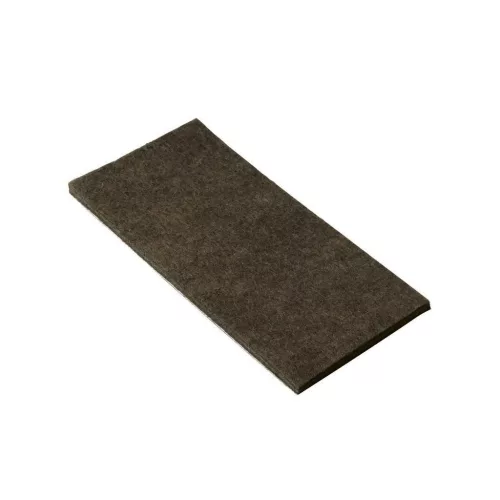 Filc lap kivágat 50×100 mm öntapadós barna 2 db