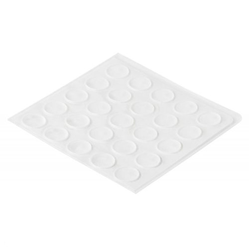 Lengéscsillapító átmérő 8x16 mm öntapadós átlátszó 25 db.