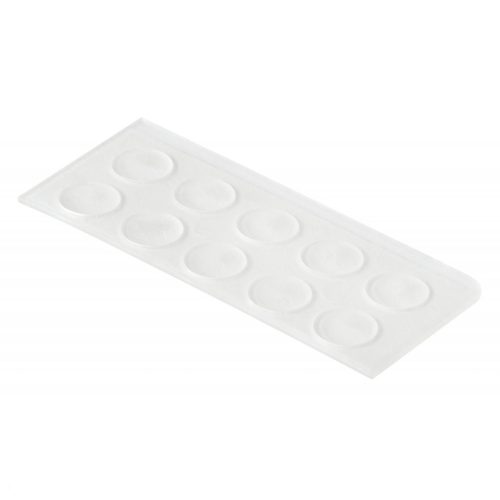 Lengéscsillapító átmérő 8x16 mm öntapadós átlátszó 10 db.