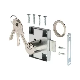 Hengeres bútorzár 45x56mm