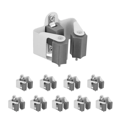 Fogantyútartó fehér/szürke