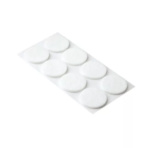 Filc alátétek 30 mm öntapadós fehér 32 db